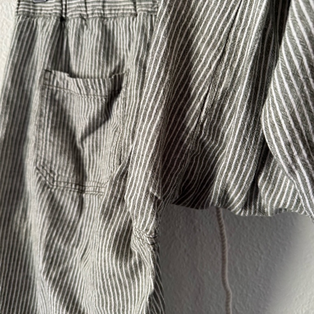 Anthropologie Seashore Striped Linen Pants Coastal Cowgirl Relaxed Trousers XS - Picture 9 of 16